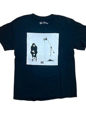 Jack Harlow Album Cover Black Hip Hop Merch Graphic T-Shirt, Men's Large
